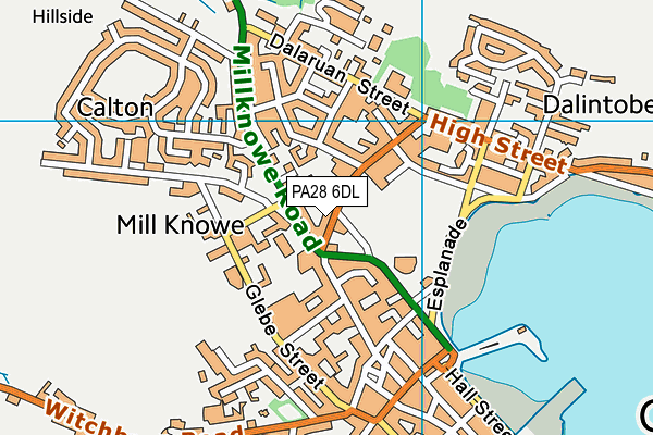 PA28 6DL map - OS VectorMap District (Ordnance Survey) PA28 6DL map - OS VectorMap District (Ordnance Survey)