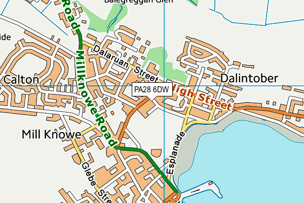 PA28 6DW map - OS VectorMap District (Ordnance Survey) PA28 6DW map - OS VectorMap District (Ordnance Survey)