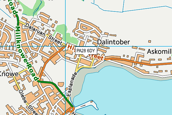 PA28 6DY map - OS VectorMap District (Ordnance Survey) PA28 6DY map - OS VectorMap District (Ordnance Survey)