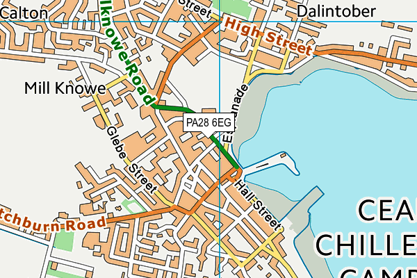 PA28 6EG map - OS VectorMap District (Ordnance Survey) PA28 6EG map - OS VectorMap District (Ordnance Survey)