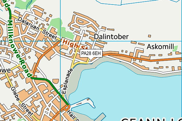 PA28 6EH map - OS VectorMap District (Ordnance Survey) PA28 6EH map - OS VectorMap District (Ordnance Survey)