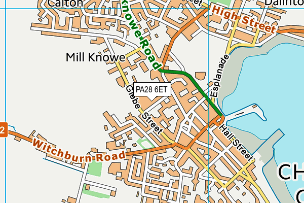 PA28 6ET map - OS VectorMap District (Ordnance Survey)