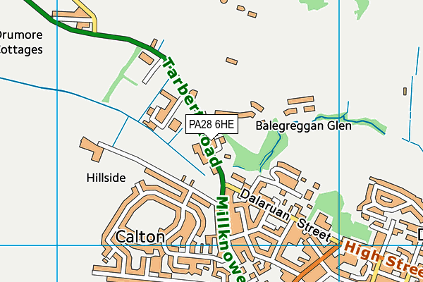 PA28 6HE map - OS VectorMap District (Ordnance Survey) PA28 6HE map - OS VectorMap District (Ordnance Survey)
