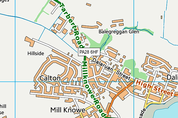 PA28 6HF map - OS VectorMap District (Ordnance Survey) PA28 6HF map - OS VectorMap District (Ordnance Survey)