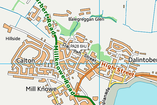 PA28 6HJ map - OS VectorMap District (Ordnance Survey)