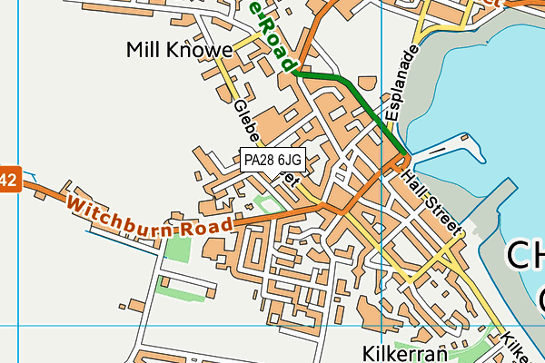 PA28 6JG map - OS VectorMap District (Ordnance Survey)