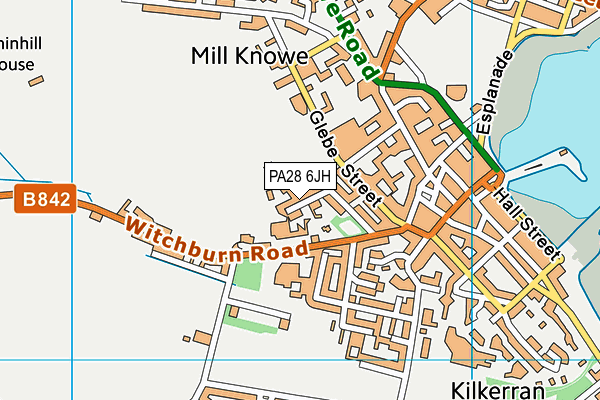 PA28 6JH map - OS VectorMap District (Ordnance Survey)