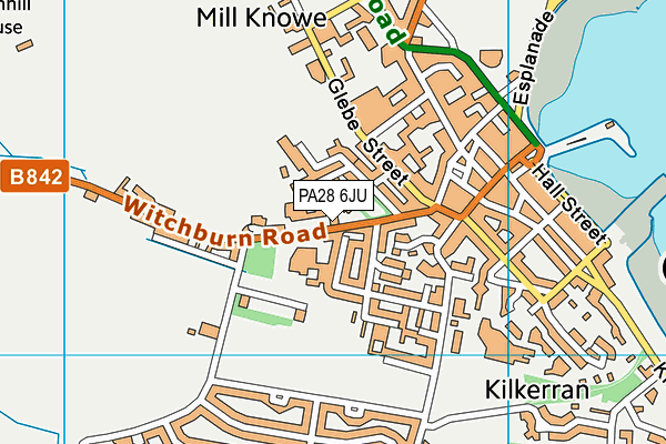 PA28 6JU map - OS VectorMap District (Ordnance Survey)