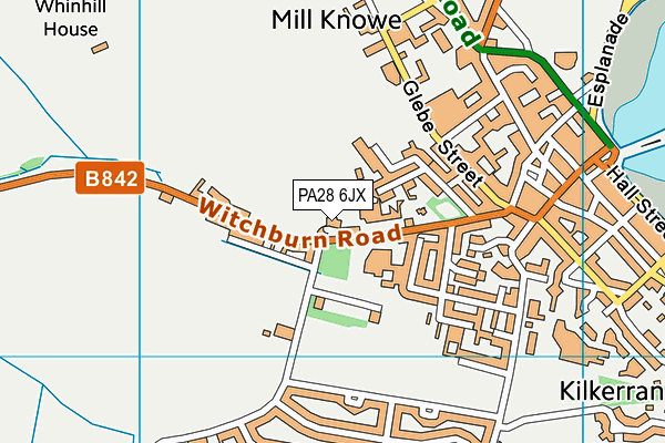 PA28 6JX map - OS VectorMap District (Ordnance Survey)