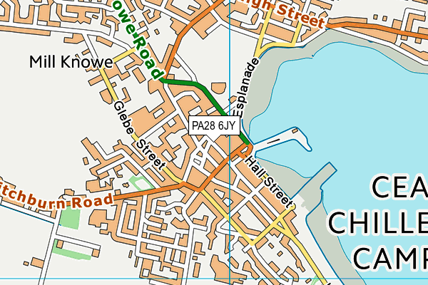 PA28 6JY map - OS VectorMap District (Ordnance Survey)