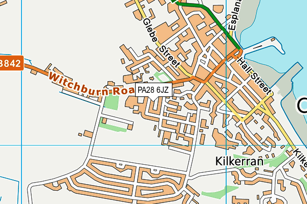 PA28 6JZ map - OS VectorMap District (Ordnance Survey)