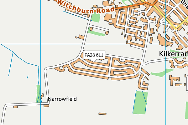 PA28 6LJ map - OS VectorMap District (Ordnance Survey)