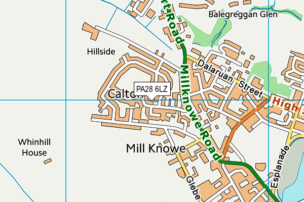PA28 6LZ map - OS VectorMap District (Ordnance Survey)