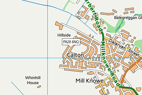 PA28 6NQ map - OS VectorMap District (Ordnance Survey)