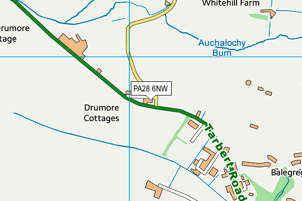 PA28 6NW map - OS VectorMap District (Ordnance Survey)