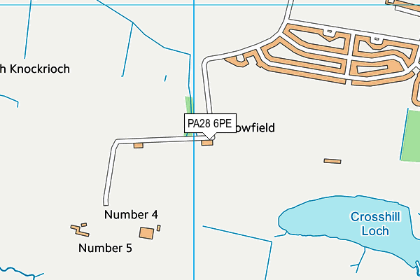 PA28 6PE map - OS VectorMap District (Ordnance Survey) PA28 6PE map - OS VectorMap District (Ordnance Survey)