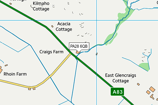 PA28 6QB map - OS VectorMap District (Ordnance Survey) PA28 6QB map - OS VectorMap District (Ordnance Survey)