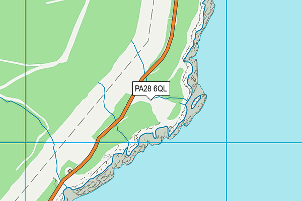 PA28 6QL map - OS VectorMap District (Ordnance Survey) PA28 6QL map - OS VectorMap District (Ordnance Survey)