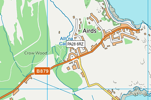 PA28 6RZ map - OS VectorMap District (Ordnance Survey) PA28 6RZ map - OS VectorMap District (Ordnance Survey)