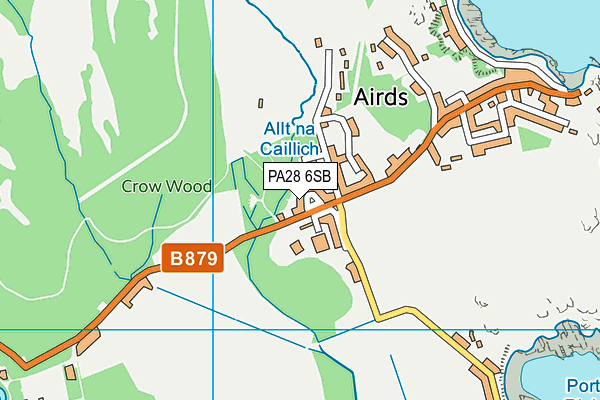 PA28 6SB map - OS VectorMap District (Ordnance Survey) PA28 6SB map - OS VectorMap District (Ordnance Survey)