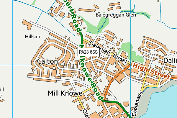 PA28 6SS map - OS VectorMap District (Ordnance Survey) PA28 6SS map - OS VectorMap District (Ordnance Survey)