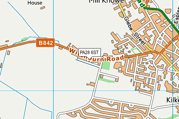 PA28 6ST map - OS VectorMap District (Ordnance Survey)