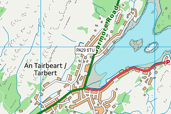 PA29 6TU map - OS VectorMap District (Ordnance Survey)