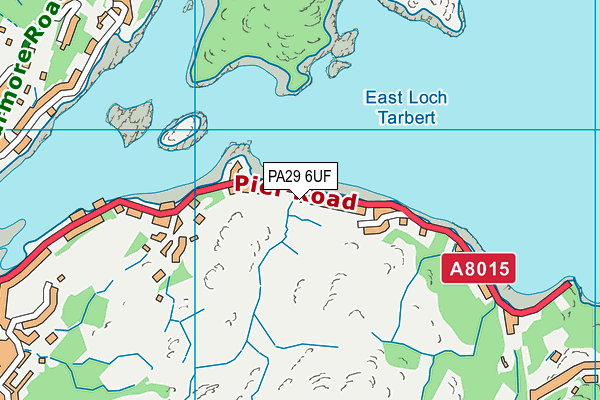 PA29 6UF map - OS VectorMap District (Ordnance Survey)