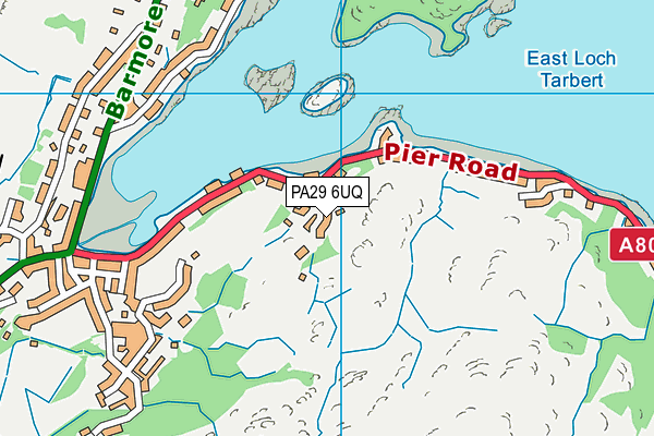 PA29 6UQ map - OS VectorMap District (Ordnance Survey)