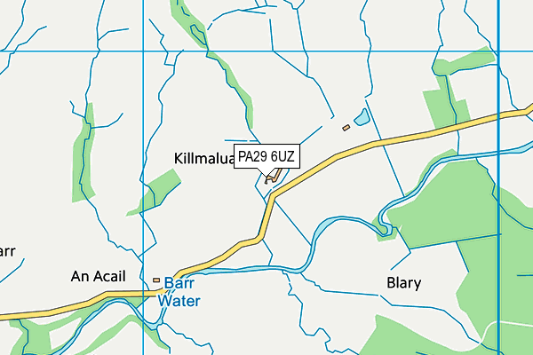PA29 6UZ map - OS VectorMap District (Ordnance Survey)