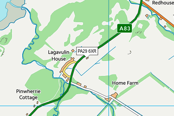 PA29 6XR map - OS VectorMap District (Ordnance Survey) PA29 6XR map - OS VectorMap District (Ordnance Survey)