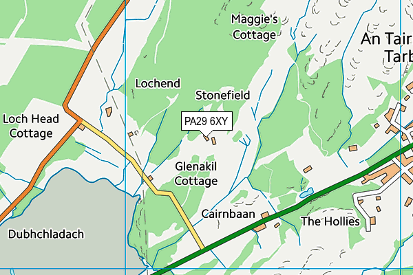 PA29 6XY map - OS VectorMap District (Ordnance Survey) PA29 6XY map - OS VectorMap District (Ordnance Survey)