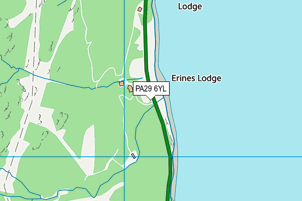 PA29 6YL map - OS VectorMap District (Ordnance Survey) PA29 6YL map - OS VectorMap District (Ordnance Survey)