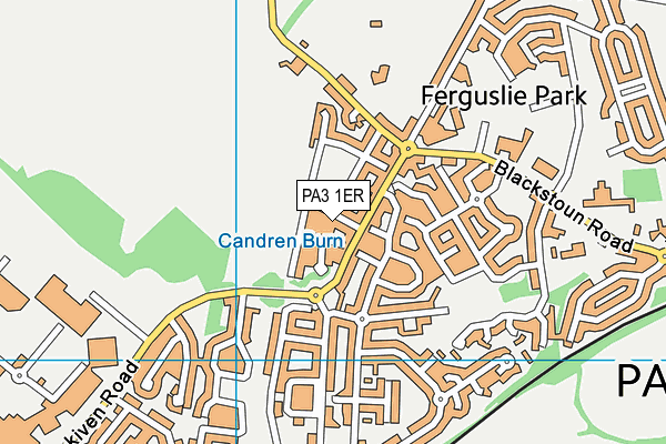 PA3 1ER map - OS VectorMap District (Ordnance Survey) PA3 1ER map - OS VectorMap District (Ordnance Survey)