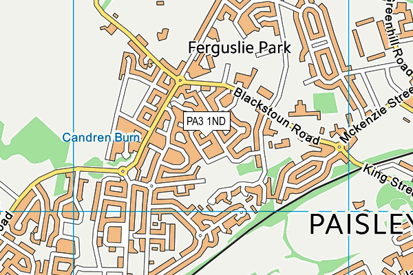 PA3 1ND map - OS VectorMap District (Ordnance Survey) PA3 1ND map - OS VectorMap District (Ordnance Survey)