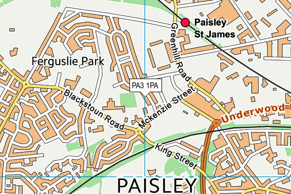 PA3 1PA map - OS VectorMap District (Ordnance Survey) PA3 1PA map - OS VectorMap District (Ordnance Survey)
