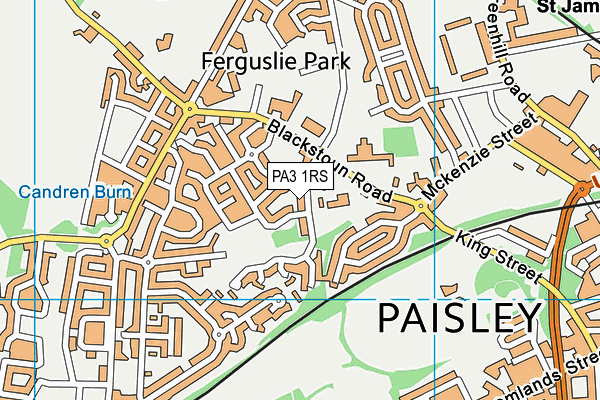 PA3 1RS map - OS VectorMap District (Ordnance Survey) PA3 1RS map - OS VectorMap District (Ordnance Survey)