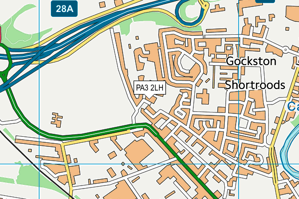 PA3 2LH map - OS VectorMap District (Ordnance Survey) PA3 2LH map - OS VectorMap District (Ordnance Survey)