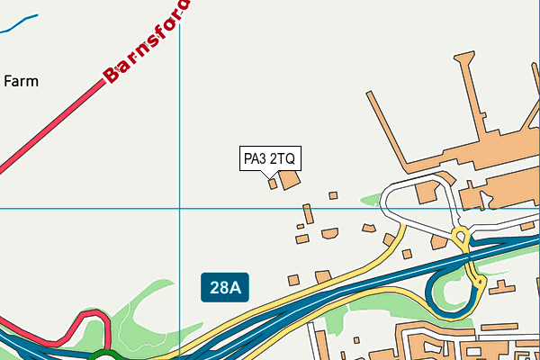 PA3 2TQ map - OS VectorMap District (Ordnance Survey) PA3 2TQ map - OS VectorMap District (Ordnance Survey)