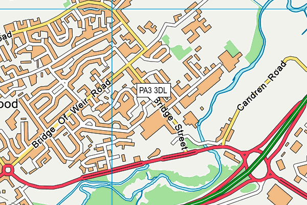 PA3 3DL map - OS VectorMap District (Ordnance Survey) PA3 3DL map - OS VectorMap District (Ordnance Survey)