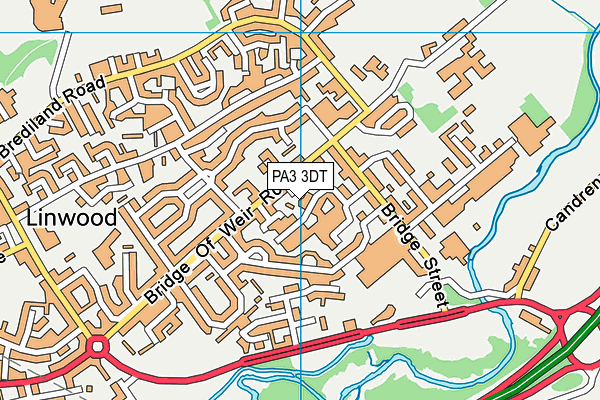 PA3 3DT map - OS VectorMap District (Ordnance Survey) PA3 3DT map - OS VectorMap District (Ordnance Survey)