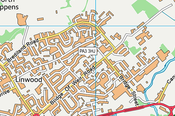 PA3 3HJ map - OS VectorMap District (Ordnance Survey) PA3 3HJ map - OS VectorMap District (Ordnance Survey)