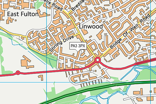 PA3 3PX map - OS VectorMap District (Ordnance Survey) PA3 3PX map - OS VectorMap District (Ordnance Survey)