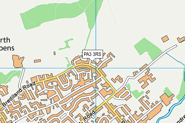 PA3 3RS map - OS VectorMap District (Ordnance Survey) PA3 3RS map - OS VectorMap District (Ordnance Survey)