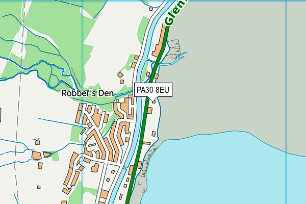 PA30 8EU map - OS VectorMap District (Ordnance Survey) PA30 8EU map - OS VectorMap District (Ordnance Survey)