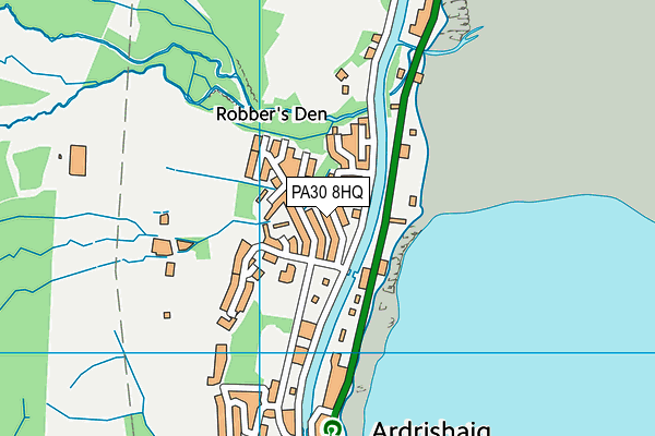 PA30 8HQ map - OS VectorMap District (Ordnance Survey) PA30 8HQ map - OS VectorMap District (Ordnance Survey)