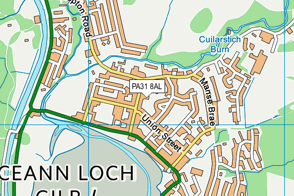 PA31 8AL map - OS VectorMap District (Ordnance Survey) PA31 8AL map - OS VectorMap District (Ordnance Survey)
