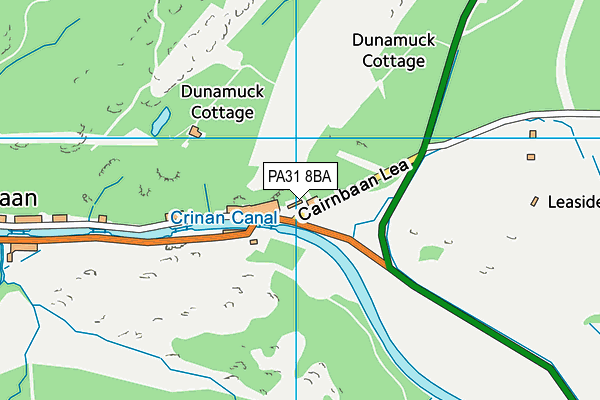 PA31 8BA map - OS VectorMap District (Ordnance Survey) PA31 8BA map - OS VectorMap District (Ordnance Survey)