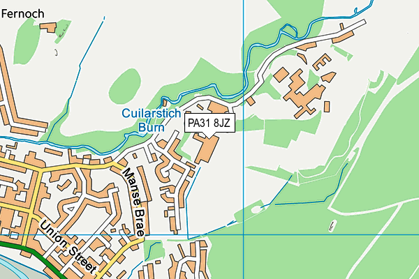 PA31 8JZ map - OS VectorMap District (Ordnance Survey) PA31 8JZ map - OS VectorMap District (Ordnance Survey)