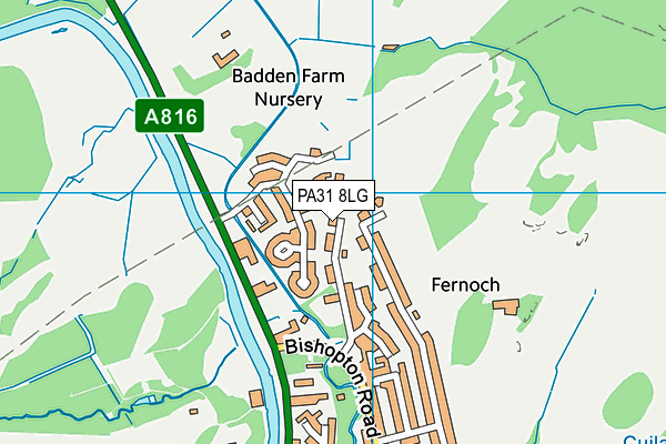 PA31 8LG map - OS VectorMap District (Ordnance Survey) PA31 8LG map - OS VectorMap District (Ordnance Survey)